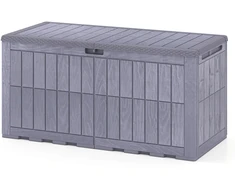 Promotions Lauko saugojimo dėžė 455L 145x70x60 cm tamsiai ruda