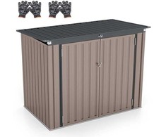 Promotions Lauko šiukšlių dėžės sandėliavimo angaras, 172x95x130 cm, tamsiai pilka