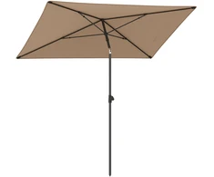 Promotions Lauko skėtis 213x140x245 cm Kavos spalvos