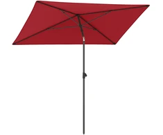 Promotions Lauko skėtis 213x140x245 cm Raudonas poliesterio audinys