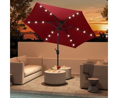 Promotions Lauko skėtis 229x229x225 cm Burgundiškas