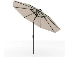 Promotions Sodo skėtis, 290 cm, smėlio spalvos