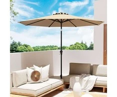 Promotions Lauko skėtis, 290x253 cm, Rudas