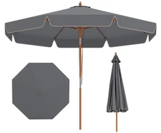 Promotions Lauko skėtis 300x300x254 cm Pilkas
