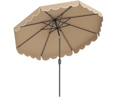 Promotions Lauko skėtis 305x244 cm Rudas