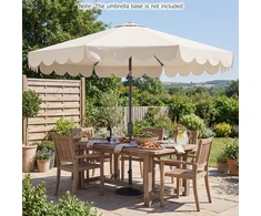 Promotions Lauko skėtis 305x244 cm Smėlio spalvos