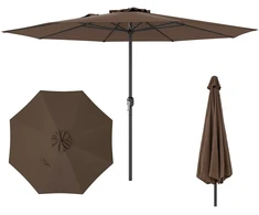 Promotions Lauko skėtis 360x250 cm Kavos spalvos