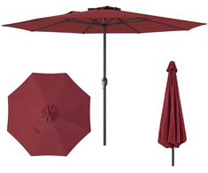 Promotions Lauko skėtis 360x250 cm Raudonas poliesterio audinys