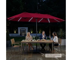Promotions Lauko skėtis 472x290 cm raudonas