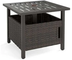 Promotions Lauko šoninis staliukas, 55x55x48 cm, rudas