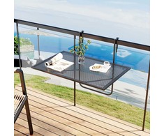 Promotions Lauko sulankstomas kabinamas stalas, 61x50,8x50,8 cm, juodas