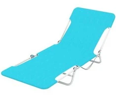 Promotions Lauko sulankstoma gultas, 186x55x30 cm, mėlynas