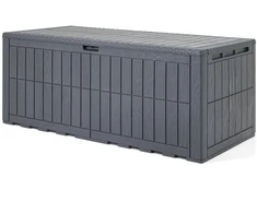 Promotions Lauko terasos dėžė 180 Gal 153,7x71,1x63,5 cm tamsiai ruda/pilka/juoda