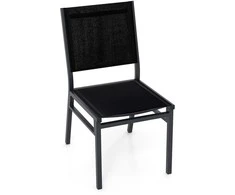 Promotions Lauko valgomojo kėdė, 61x45.7x87.6 cm, juoda