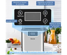 Promotions Ledo kubelių gamintojas 3,2 L 25x36x38 cm sidabro spalvos