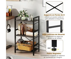 Promotions Lentyna 41.5x27.5x70.5 cm Pilka Metalinė Saugykla