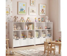Promotions Lentyna Saugojimo Vienetas 100x33x90 cm Balta Medinė Organizatorius