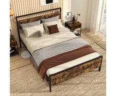 Lova Promotions Lovos rėmas, 141x210x99 cm, Rudas