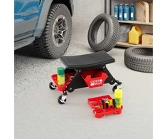 Promotions Mechaniko taburetė, 65x33x33 cm, raudona