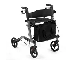 Promotions Medicininis vaikštynė, sulankstomas aliumininis vaikštynas, 57,2x83,8x95,3 cm, tamsiai mėlynas