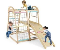 Promotions Medinis Montessori laipiojimo žaidimų rinkinys, 198x105x124 cm, daugiakampis