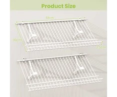 Promotions Spinta lentynos, 61x30x2,5 cm, balta