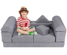 Promotions Modulinė vaikų žaidimų sofa, 130x66x52,5 cm, pilka