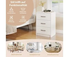 Promotions Naktinė spintelė, 38,1x27,9x54,6 cm, balta