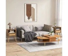 Promotions Naktinė spintelė, 40x30x60 cm, natūrali