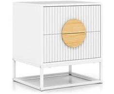 Promotions Naktinis staliukas, 48x40x55 cm, Baltas