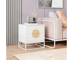 Promotions Naktinis staliukas, 48x40x55 cm, Baltas