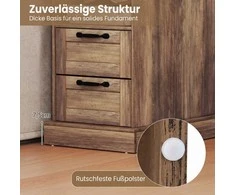 Promotions Naktiniai staliukai, 60x35,5x62 cm, rudi, su laikymo vieta