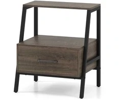 Promotions Naktinis staliukas, 45.7x35.6x52.1 cm, Pilka