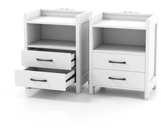 Promotions Naktinis staliukas, 45x35x60 cm, balta