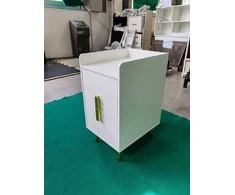 Promotions Naktinis staliukas su įkrovimo stotele, 40x32x60 cm, balta, metalinės kojos