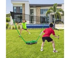 Promotions Nešiojamas badmintono tinklo rinkinys, 270x33,5x160 cm, juodas