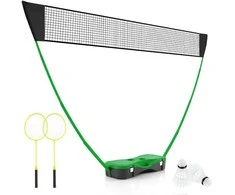 Promotions Nešiojamas badmintono tinklo rinkinys, 270x33,5x160 cm, juodas