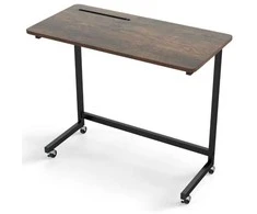 Promotions Nešiojamojo kompiuterio stalas, 80x40x75 cm, rudas, metalinis rėmas