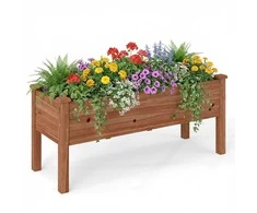 Promotions Pakelta lysvė, 120x43.5x51 cm, medinė, sodinimo lovys