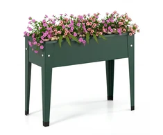 Promotions Pakelta lysvė su kojomis 61x28x46 cm juoda/žalia