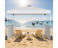 Promotions Palapinė su stogu, 300x300x266-286 cm, balta