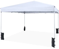 Promotions Palapinės stogelis 290x290x230-248 cm Baltas sulankstomas