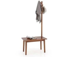 Promotions Paltų stovas, 76x43x168 cm, Rudas