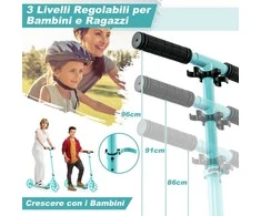 Promotions Paspirtukas, 88x35x96 cm, Žalias, Sulankstomas