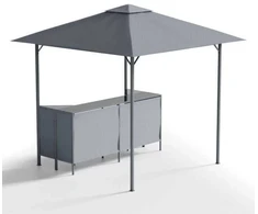 Lauko baldų komplektas Promotions Lauko baro komplektas, 245x245x243 cm, Pilka