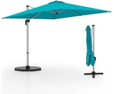 Promotions Patio kampinis skėtis, 300x300x261 cm, mėlynas