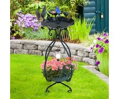 Promotions Lauko paukščių vonelė ir lesykla, 30,5x30,5x78,7 cm, bronzos spalvos
