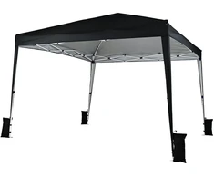 Promotions Pavėsinė 300x300x247 cm juoda sulankstoma lauko