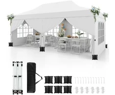 Promotions Pavėsinė 600x300x296 cm balta, nešiojama