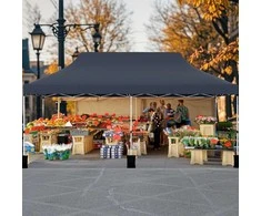 Promotions Pavėsinė 610x305x317 cm juoda, sulankstoma